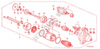 DEMARREUR(DENSO) pour Honda JAZZ 1.4 ELEG TEMP TIRE 5 Portes Transmission Intelligente manuelle 2009