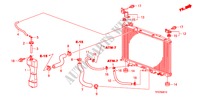 FLEXIBLE DE RADIATEUR/ RESERVOIR DE RESERVE pour Honda JAZZ 1.4 LS 5 Portes 5 vitesses manuelles 2009