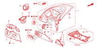 GARNITURE D'INSTRUMENT(COTE DE CONDUCTEUR) (LH) pour Honda JAZZ 1.4 LS 5 Portes 5 vitesses manuelles 2009