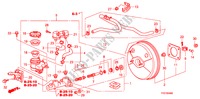 MAITRE CYLINDRE DE FREIN/ ALIMENTATION PRINCIPALE(LH) (1) pour Honda JAZZ 1.4 ELEG TEMP TIRE 5 Portes Transmission Intelligente manuelle 2009
