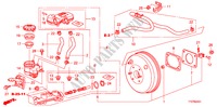 MAITRE CYLINDRE DE FREIN/ ALIMENTATION PRINCIPALE(LH) (2) pour Honda JAZZ 1.2 SE 5 Portes 5 vitesses manuelles 2009