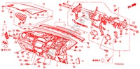 PANNEAU D'INSTRUMENT(RH) pour Honda JAZZ 1.4 EX 5 Portes Transmission Intelligente manuelle 2009