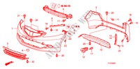 PARE CHOCS(2) pour Honda JAZZ 1.4 LSS  TEMP TIRE 5 Portes Transmission Intelligente manuelle 2009