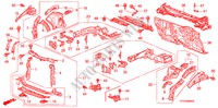 PAROI TRANSVERSALE AVANT/TABLEAU DE BORD pour Honda JAZZ 1.4 ELEG TEMP TIRE 5 Portes Transmission Intelligente manuelle 2009