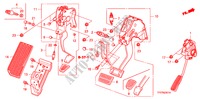 PEDALE(RH) pour Honda JAZZ 1.3 LX 5 Portes 5 vitesses manuelles 2009