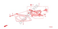 PHARE ANTIBROUILLARD(1) pour Honda JAZZ 1.4 ELEG TEMP TIRE 5 Portes Transmission Intelligente manuelle 2009