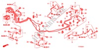 TUYAU DE FREIN/DURITE(RH) (VSA) pour Honda JAZZ 1.2 SE   TEMP TIRE 5 Portes 5 vitesses manuelles 2009