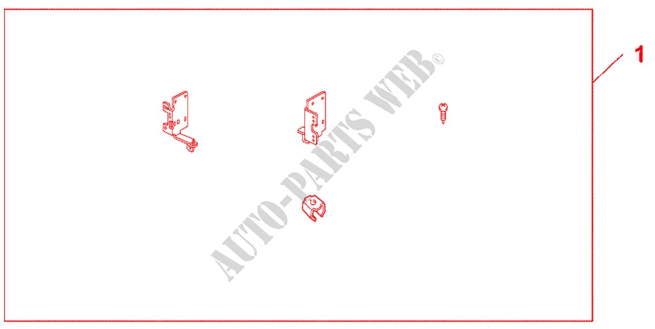 AUDIO ATT pour Honda JAZZ 1.4 EX 5 Portes Transmission Intelligente manuelle 2009