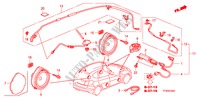 ANTENNE/HAUT PARLEUR pour Honda JAZZ 1.4 LS 5 Portes 5 vitesses manuelles 2010