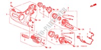 COMMANDE DE CHAUFFAGE(RH) pour Honda JAZZ 1.3 LX 5 Portes 5 vitesses automatique 2010