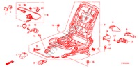 COMP. DE SIEGE AV.(D.) pour Honda JAZZ 1.4 LS 5 Portes Transmission Intelligente manuelle 2010