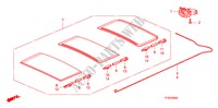 COMPOSANTS DE PARE SOLEIL pour Honda JAZZ 1.4 EXHT 5 Portes Transmission Intelligente manuelle 2010