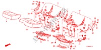 COUSSIN BANQUETTE ARRIERE pour Honda JAZZ 1.2 SE 5 Portes 5 vitesses manuelles 2010