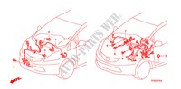 FAISCEAU DES FILS(LH)(3) pour Honda JAZZ 1.2 SE 5 Portes 5 vitesses manuelles 2010