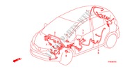 FAISCEAU DES FILS(RH)(2) pour Honda JAZZ 1.5 EX 5 Portes 5 vitesses manuelles 2010