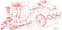 MAITRE CYLINDRE DE FREIN/ALIMENTATION PRINCIPALE(LH)(2) pour Honda JAZZ 1.2 LSRE 5 Portes 5 vitesses manuelles 2010