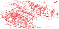 PANNEAU D'INSTRUMENT(LH) pour Honda JAZZ 1.4 LSS  TEMP TIRE 5 Portes 5 vitesses manuelles 2010