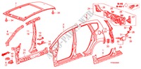 PANNEAUX EXTERIEURS/PANNEAU ARRIERE pour Honda JAZZ 1.5 EX 5 Portes 5 vitesses manuelles 2010