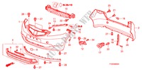 PARE CHOCS(1) pour Honda JAZZ 1.4 LS 5 Portes 5 vitesses manuelles 2010
