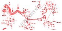 TUYAU DE FREIN/DURITE(LH)(TAMBOUR)(ABS) pour Honda JAZZ 1.5 LX 5 Portes 5 vitesses automatique 2010