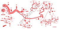 TUYAU DE FREIN/DURITE(LH)(VSA) pour Honda JAZZ 1.4 LS 5 Portes Transmission Intelligente manuelle 2010