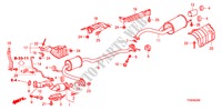 TUYAU D'ECHAPPEMENT/SILENCIEUX pour Honda JAZZ 1.4 LS 5 Portes Transmission Intelligente manuelle 2010