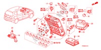UNITE DE COMMANDE(CABINE)(1)(LH) pour Honda JAZZ 1.2 SE   TEMP TIRE 5 Portes 5 vitesses manuelles 2010