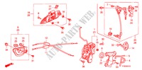 VERROU PORTE AVANT/POIGNEE EXTERNE(1) pour Honda JAZZ 1.4 LS 5 Portes Transmission Intelligente manuelle 2010