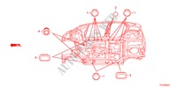 ANNEAU(INFERIEUR) pour Honda JAZZ 1.5EX 5 Portes 5 vitesses automatique 2011