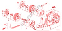 CLIMATISEUR(COMPRESSEUR) pour Honda JAZZ 1.4ES 5 Portes Transmission Intelligente manuelle 2011