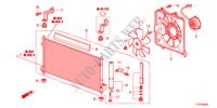 CLIMATISEUR(CONDENSATEUR) pour Honda JAZZ 1.4ES 5 Portes Transmission Intelligente manuelle 2011