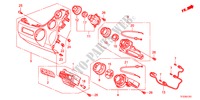 COMMANDE DE CHAUFFAGE(RH) pour Honda JAZZ 1.2SE 5 Portes 5 vitesses manuelles 2011