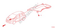 CONDUIT DE REFROIDISSEMENT pour Honda JAZZ 1.3LX 5 Portes 5 vitesses manuelles 2011