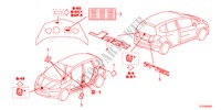 EMBLEME/ETIQUETTE DE PRECAUTIONS pour Honda JAZZ 1.4LSS 5 Portes 5 vitesses manuelles 2011