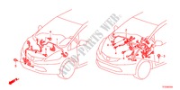 FAISCEAU DES FILS(LH)(3) pour Honda JAZZ 1.5EX 5 Portes 5 vitesses automatique 2011