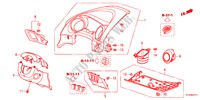 GARNITURE D'INSTRUMENT(COTE DE CONDUCTEUR)(RH) pour Honda JAZZ 1.4EX 5 Portes Transmission Intelligente manuelle 2011