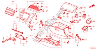 GARNITURE D'INSTRUMENT(COTE DE PASSAGER)(LH) pour Honda JAZZ 1.2LSRE 5 Portes 5 vitesses manuelles 2011