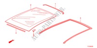 GLACE DE TOIT pour Honda JAZZ 1.4EXHT 5 Portes Transmission Intelligente manuelle 2011
