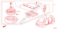 KIT DE ROUE DE TREMPE pour Honda JAZZ 1.4LSH 5 Portes Transmission Intelligente manuelle 2011
