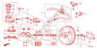 MAITRE CYLINDRE DE FREIN/ALIMENTATION PRINCIPALE(RH)(1) pour Honda JAZZ 1.4EX 5 Portes 5 vitesses manuelles 2011