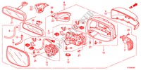 MIROIR(VIRAGE AUTOMATIQUE) pour Honda JAZZ 1.4LSH 5 Portes Transmission Intelligente manuelle 2011