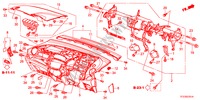 PANNEAU D'INSTRUMENT(RH) pour Honda JAZZ 1.5LSPO 5 Portes 5 vitesses manuelles 2011