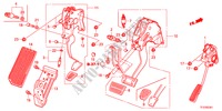 PEDALE(RH) pour Honda JAZZ 1.4EX 5 Portes Transmission Intelligente manuelle 2011