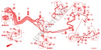 TUYAU DE FREIN/DURITE(LH)(DISQUE)(ABS) pour Honda JAZZ 1.2LSE 5 Portes 5 vitesses manuelles 2011