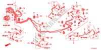 TUYAU DE FREIN/DURITE(RH)(VSA) pour Honda JAZZ 1.2SE 5 Portes 5 vitesses manuelles 2011
