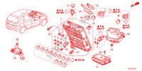 UNITE DE COMMANDE(CABINE)(1)(LH) pour Honda JAZZ 1.4ES 5 Portes 5 vitesses manuelles 2011