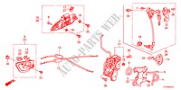 VERROU PORTE AVANT/POIGNEE EXTERNE(1) pour Honda JAZZ 1.4LS 5 Portes Transmission Intelligente manuelle 2011