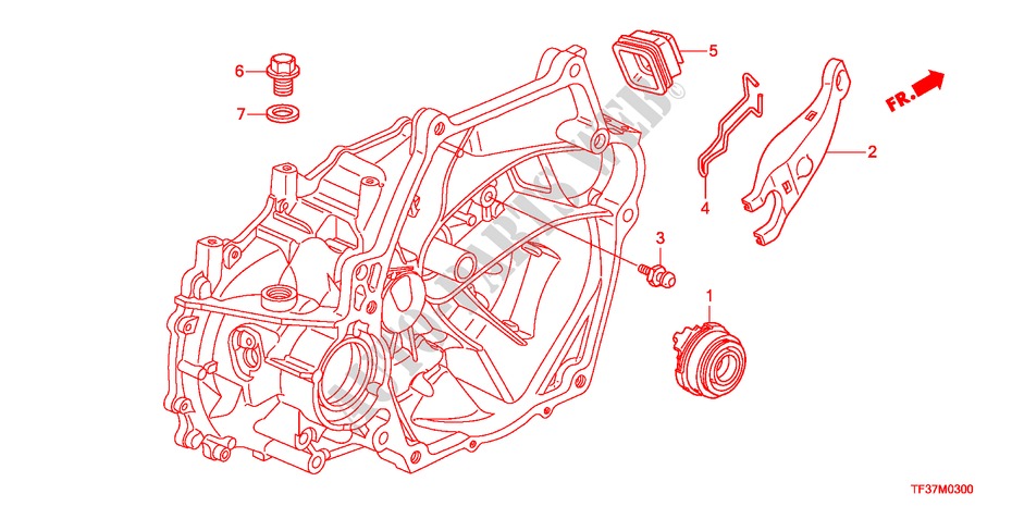 DEBRAYAGE(MT) pour Honda JAZZ 1.5LXT 5 Portes 5 vitesses manuelles 2011