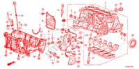 BLOC CYLINDRES/CARTER D'HUILE(1.5L) pour Honda JAZZ 1.5LXT 5 Portes 5 vitesses manuelles 2012