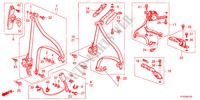 CEINTURES DE SECURITE pour Honda JAZZ 1.4ES 5 Portes 5 vitesses manuelles 2012